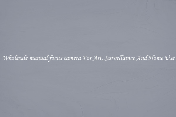 Wholesale manual focus camera For Art, Survellaince And Home Use