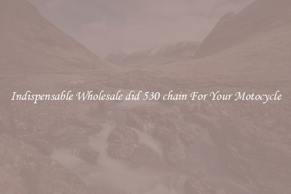 Indispensable Wholesale did 530 chain For Your Motocycle