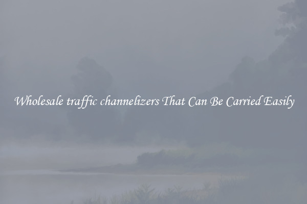 Wholesale traffic channelizers That Can Be Carried Easily