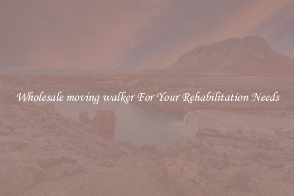 Wholesale moving walker For Your Rehabilitation Needs