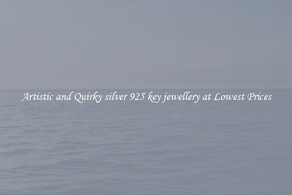 Artistic and Quirky silver 925 key jewellery at Lowest Prices