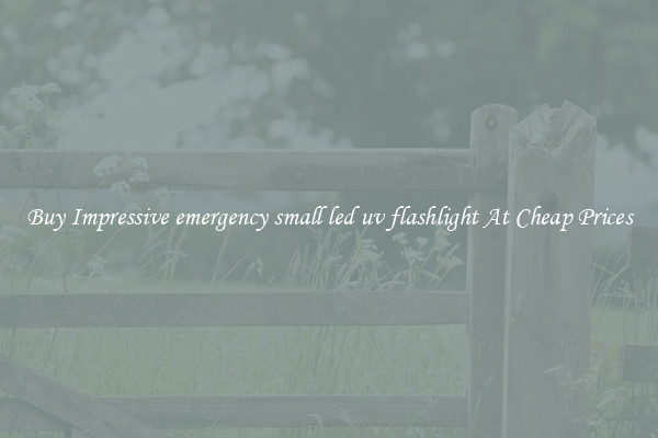 Buy Impressive emergency small led uv flashlight At Cheap Prices